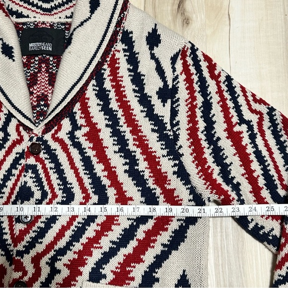 Mostly Heard Rarely Seen Large Shawl Collar Cardigan 2015 Fall Collection EUC - Picture 4 of 6